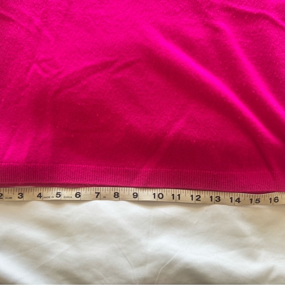 J. Crew Vibrant Pink Crew Neck Sweater - Picture 5 of 6